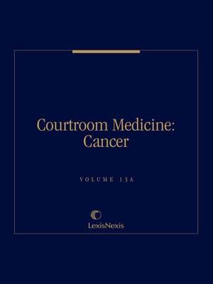 cover image of Courtroom Medicine: Cancer